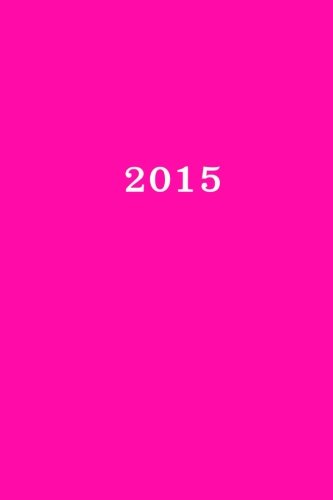2015: Kalender/Terminplaner: 1 Woche auf 2 Seiten, Format ca. A5, Cover pink