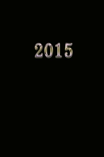 2015: Kalender/Terminplaner: 1 Woche auf 2 Seiten, Format ca. A5, Cover schwarz