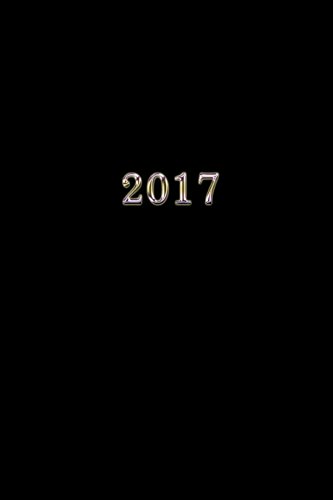 2017: Kalender/Terminplaner: 1 Woche auf 2 Seiten, Format ca. A5, Cover schwarz von CREATESPACE