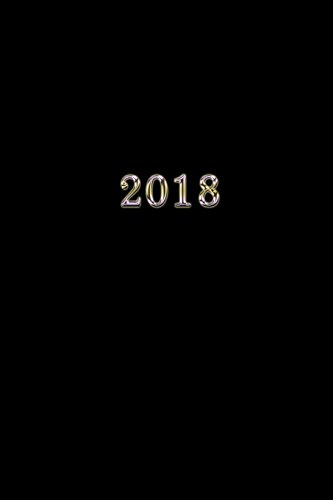 2018: Kalender/Terminplaner: 1 Woche auf 2 Seiten, Format ca. A5, Cover schwarz von CREATESPACE
