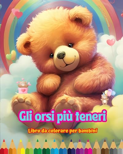 Gli orsi più teneri - Libro da colorare per bambini - Scene creative e divertenti di orsi sorridenti: Disegni affascinanti che stimolano la creatività e il divertimento dei bambini von Blurb