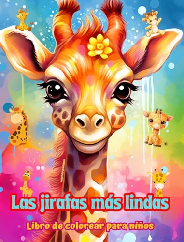 Las jirafas más lindas - Libro de colorear para niños - Escenas creativas de adorables y divertidas jirafas: Encantadores dibujos que impulsan la creatividad y diversión de los niños von Blurb