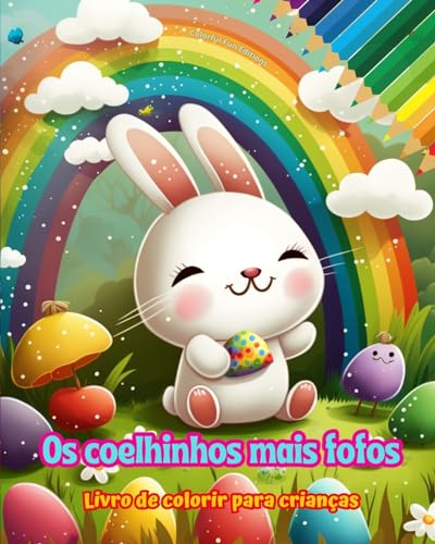 Os coelhinhos mais fofos - Livro de colorir para crianças - Cenas criativas e engraçadas de coelhos felizes: Desenhos encantadores que estimulam a criatividade e a diversão das crianças von Blurb