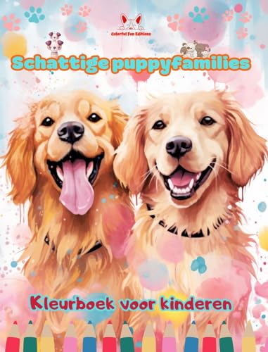 Schattige puppyfamilies - Kleurboek voor kinderen - Creatieve scènes van leuke en speelse hondenfamilies: Charmante tekeningen die creativiteit en plezier voor kinderen stimuleren von Blurb