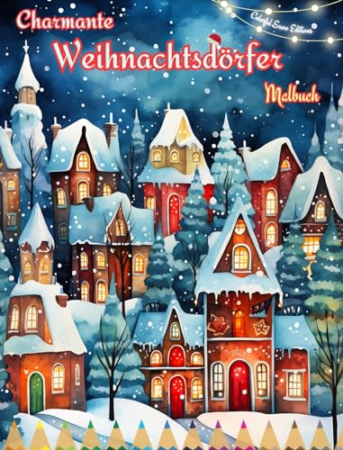Charmante Weihnachtsdörfer Malbuch Gemütliche und kreative Winter- und Weihnachtsszenen: Der beste Weg, das schönste Weihnachten Ihres Lebens zu verbringen