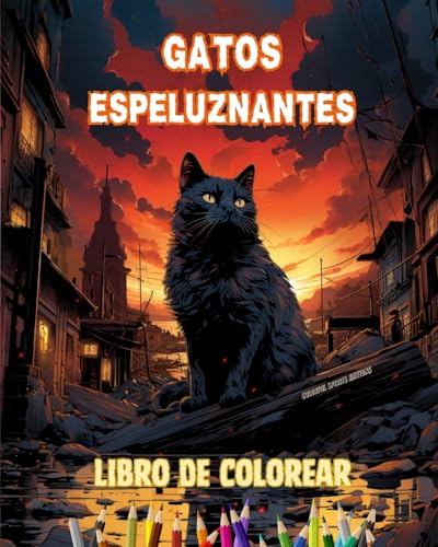 Gatos espeluznantes | Libro de colorear | Escenas fascinantes y creativas de gatos terroríficos para mayores de 15 años: Increíble colección de gatos asesinos únicos para potenciar la creatividad von Blurb