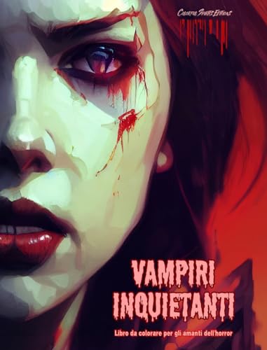 Vampiri inquietanti | Libro da colorare per gli amanti dell'horror | Scene creative di vampiri per adulti: Una collezione di disegni terrificanti per stimolare la creatività von Blurb