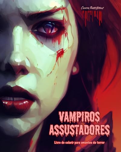 Vampiros assustadores | Livro de colorir para amantes do terror | Cenas criativas de vampiros para adultos: Uma coleção de designs aterrorizantes para estimular a criatividade von Blurb