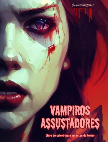 Vampiros assustadores | Livro de colorir para amantes do terror | Cenas criativas de vampiros para adultos: Uma coleção de designs aterrorizantes para estimular a criatividade von Blurb