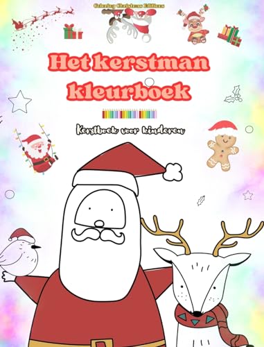 Het kerstman kleurboek | Kerstboek voor kinderen | Schattige winter- en kerstmantekeningen om van te genieten: Leuke kerstontwerpen om creativiteit en leren te stimuleren von Blurb