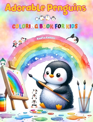 Adorable Penguins - Coloring Book for Kids - Creative Scenes of Joyful and Playful Penguins - Perfect Gift for Children: Cheerful Images of Lovely Penguins for Children's Relaxation and Fun von Blurb