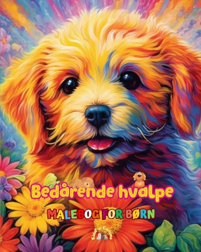 Bedårende hvalpe - Malebog for børn - Kreative og sjove scener med glade hunde: Charmerende tegninger, der opfordrer til kreativitet og sjov for børn von Blurb