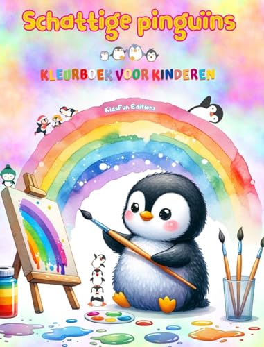 Schattige pinguïns - Kleurboek voor kinderen - Creatieve en grappige scènes van lachende pinguïns: Charmante tekeningen die creativiteit en plezier voor kinderen stimuleren von Blurb