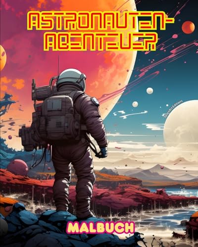 Astronauten-Abenteuer - Malbuch - Künstlerische Sammlung von Raumdesigns: Steigern Sie Ihre Kreativität und erkunden Sie entspannt das Universum von Blurb