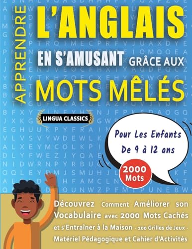 MOTS MÊLÉS GROS CARACTÈRES POUR ADULTES EN ANGLAIS - ÉDITIONS JEUX DELTA - Un Cahier de Jeux avec 2000 Mots Cachés Géants en GRAND FORMAT - Mots ... Amusantes Tous Niveaux - Livre d'Activité von LINGUAS CLASSICS