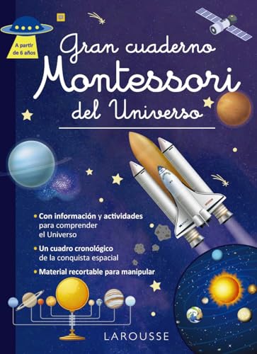 Gran cuaderno Montessori del Universo (LAROUSSE - Infantil / Juvenil - Castellano - A partir de 5/6 años)