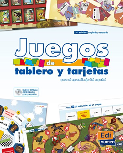 Juegos de tablero y tarjetas para aprender español (Juegos Didacticos)