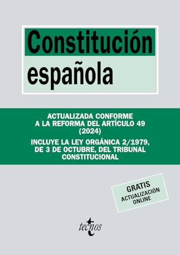 Constitución Española (Derecho - Biblioteca de Textos Legales) von Tecnos