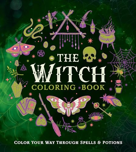 The Witch Coloring Book: Color Your Way Through Spells and Potions (Creative Coloring)