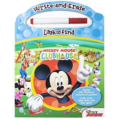 Disney - Mickey Mouse Clubhouse - Write-And-Erase Look and Find Wipe Clean Board von PUBLICATIONS INTERNATIONAL, LTD