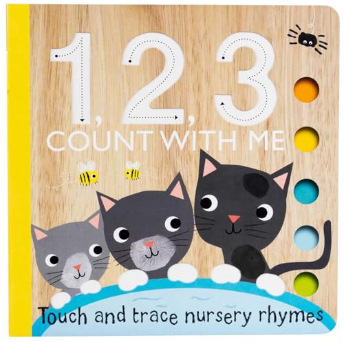 Touch and Trace: 1, 2, 3 Count with Me (Touch and Trace Nursery Rhymes) von Silver Dolphin Books