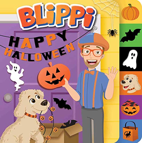 Blippi: Happy Halloween (Board Books with Tabs)