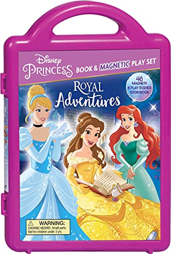 Disney Princess: Royal Adventures: 46 Magnets; 6 Play Scenes Storybook (Magnetic Play Set)
