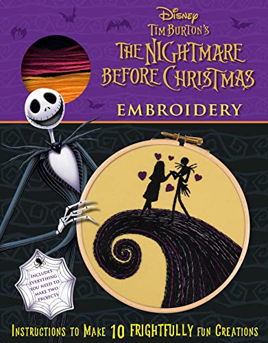 Disney Tim Burton's The Nightmare Before Christmas Embroidery (Embroidery Craft) von Thunder Bay Press