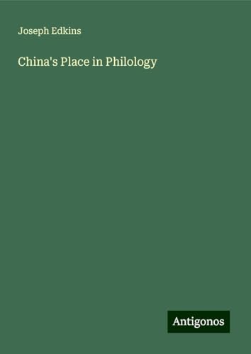 China's Place in Philology