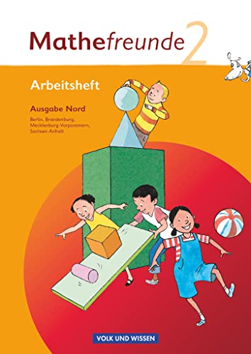 Mathefreunde 2. Schuljahr. Arbeitsheft Mit Lernstandsseiten. Ausgabe Nord - Berlin, Brandenburg, Mecklenburg-Vorpommern, Sachsen-Anhalt von Cornelsen Verlag GmbH