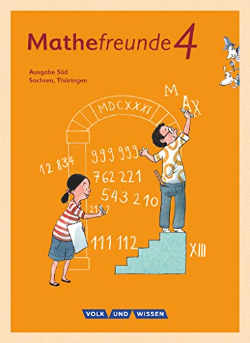 Mathefreunde - Ausgabe Süd 2015 - 4. Schuljahr: Schulbuch mit Kartonbeilagen von Volk u. Wissen Vlg GmbH