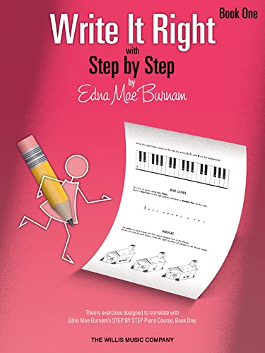 Edna Mae Burnam: Write It Right With Step By Step - Book 1