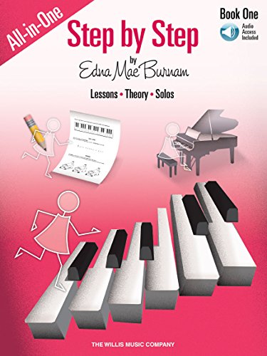 Step by Step All-In-One Edition - Book 1: Book with Online Audio (Step By Step Piano Course): Lessons - Theory - Solos