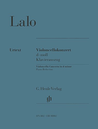 Violoncellokonzert d-moll; Klavierauszug: Besetzung: Violoncello und Klavier (G. Henle Urtext-Ausgabe) von G. Henle Verlag