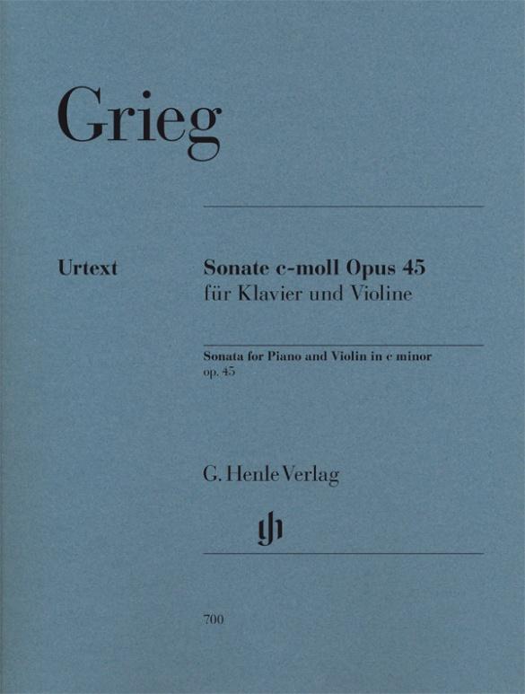 Grieg Edvard - Violinsonate c-moll op. 45 von Henle G. Verlag