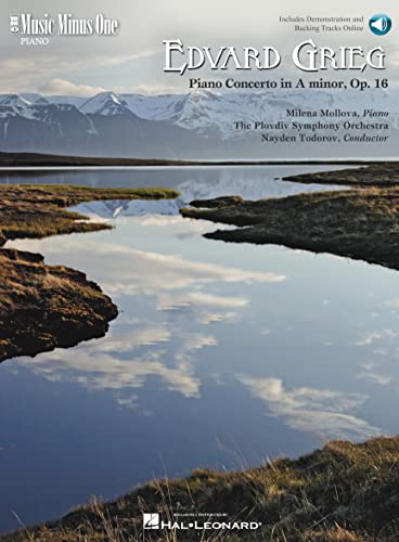 Edvard Grieg Piano Concerto in a Minor, Op. 16 (Music Minus One (Numbered), Band 6006)