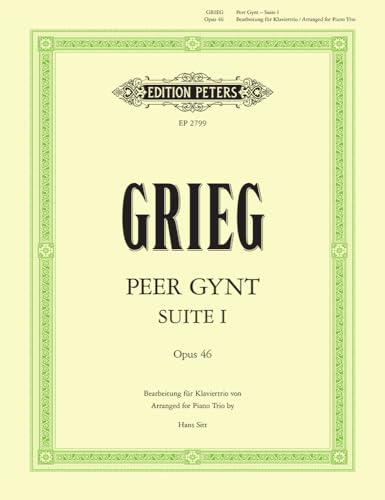 Grieg: Peer Gynt Suite No.1 Op.46 Piano Trio (EP2799)