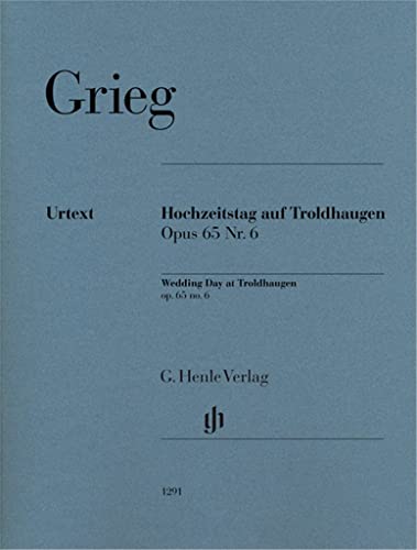 Hochzeitstag auf Troldhaugen op. 65 Nr. 6 Klavier 2ms: Besetzung: Klavier zu zwei Händen (G. Henle Urtext-Ausgabe) von G. Henle Verlag