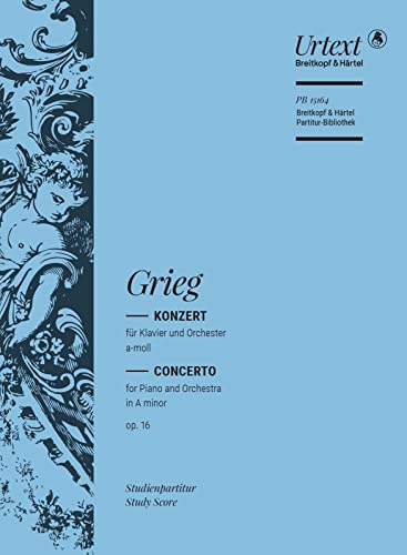 Klavierkonzert a-moll op. 16 - Studienpartitur - Urtext (PB 15164)