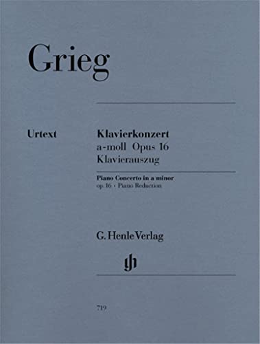 Konzert a-Moll Op 16 Klav Orch. Klavier, Klavier zu 4 Händen: Instrumentation: 2 Pianos, 4-hands, Piano Concertos (G. Henle Urtext-Ausgabe)