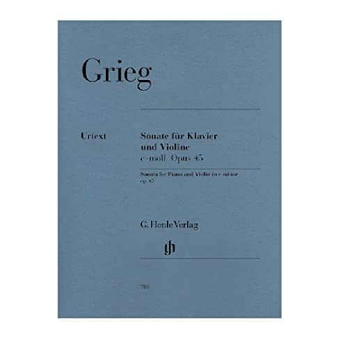 Sonate C-Moll Op 45. Violine, Klavier: Instrumentation: Violin and Piano (G. Henle Urtext-Ausgabe)