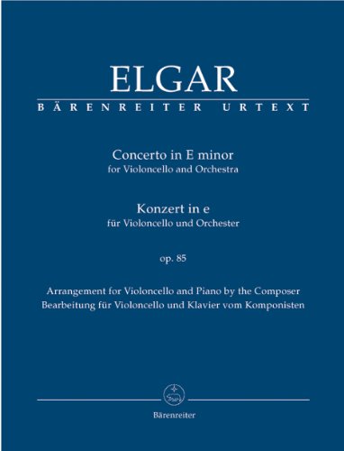 Konzert in e-Moll für Violoncello und Orchester op. 85 von Bärenreiter