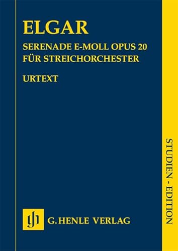 Serenade e-moll op. 20 für Streichorchester; Studien-Edition