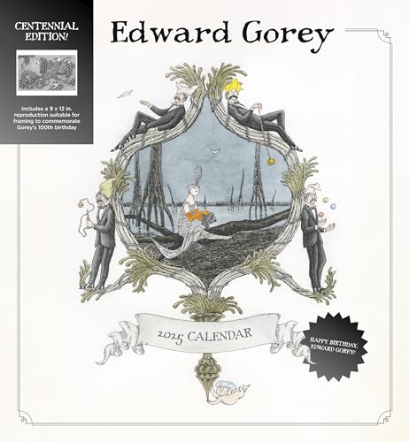 Edward Gorey: Centennial Edition 2025 Wall Calendar
