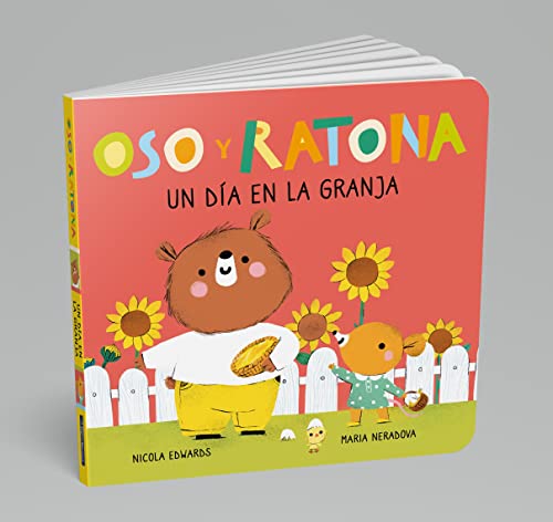 Oso y Ratona - Un día en la granja: Un libro de cartón con pestañas (Pequeñas manitas) von BEASCOA, EDICIONES