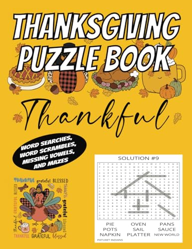 Thanksgiving Puzzle Book