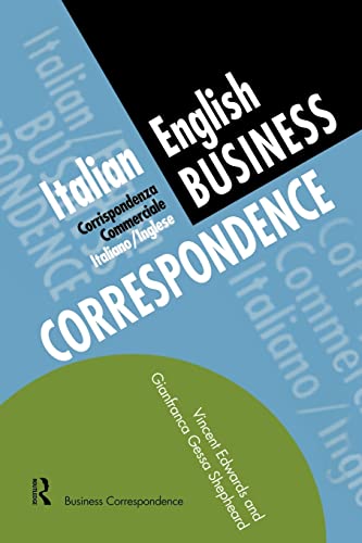 Italian/English Business Correspondence (Languages for Business) von Routledge
