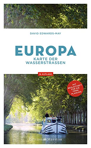 Europa: Karte der Wasserstraßen von Delius Klasing Vlg GmbH