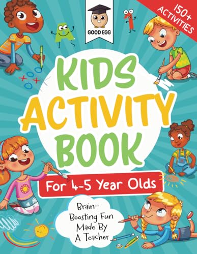Activity Book For 4-5 Year Olds: Brain Boosting Fun Made By A Teacher (Good Egg Activity Books) von Wonder Wide