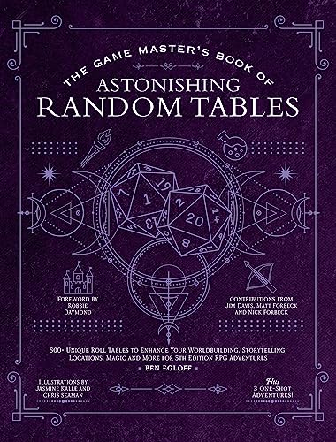 The Game Master's Book of Astonishing Random Tables: 300+ Unique Roll Tables to Enhance Your Worldbuilding, Storytelling, Locations, Magic and More ... RPG Adventures (The Game Master's Books)